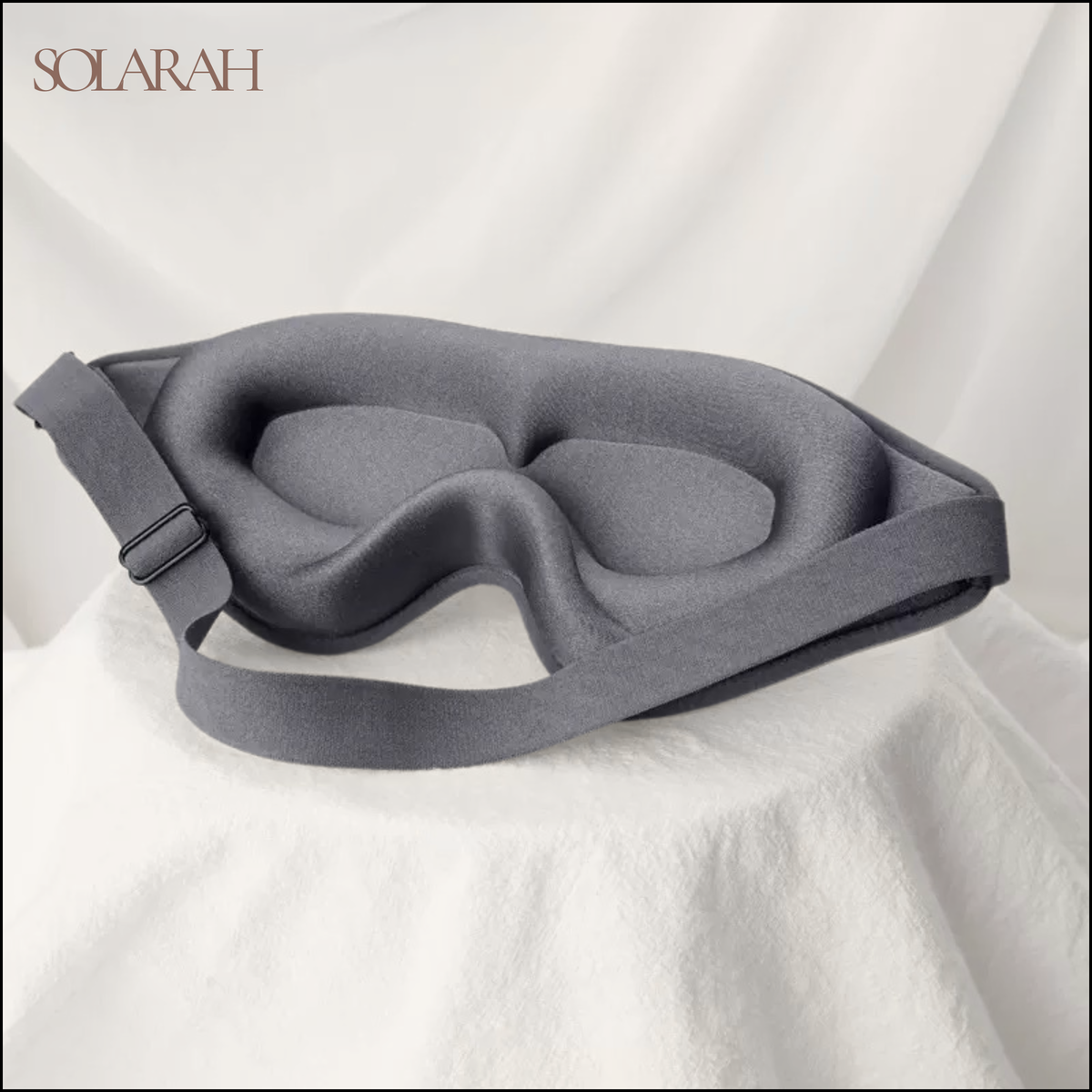 3D Sleep Eye Mask – Contoured Memory Foam, Light Blocking for Travel & Home (Blackout Design)