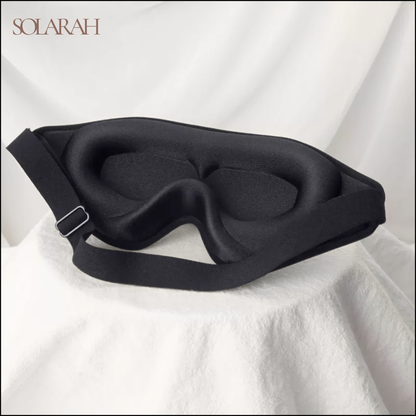 3D Sleep Eye Mask – Contoured Memory Foam, Light Blocking for Travel & Home (Blackout Design)