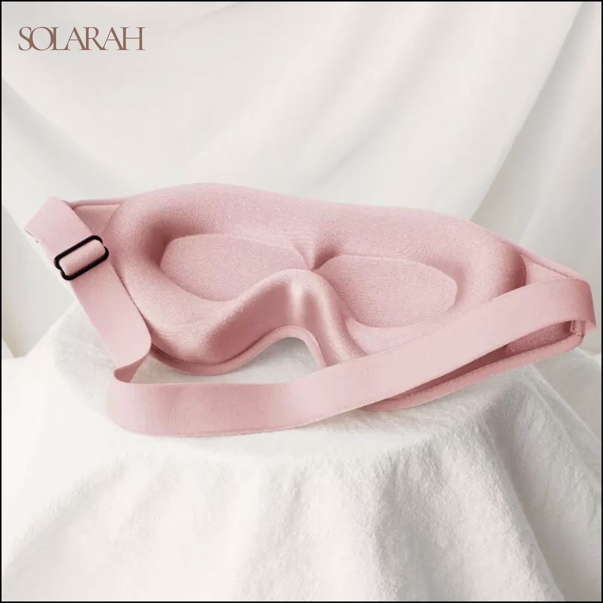 3D Sleep Eye Mask – Contoured Memory Foam, Light Blocking for Travel & Home (Blackout Design)