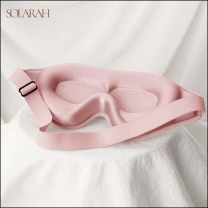 3D Sleep Eye Mask – Contoured Memory Foam, Light Blocking for Travel & Home (Blackout Design)