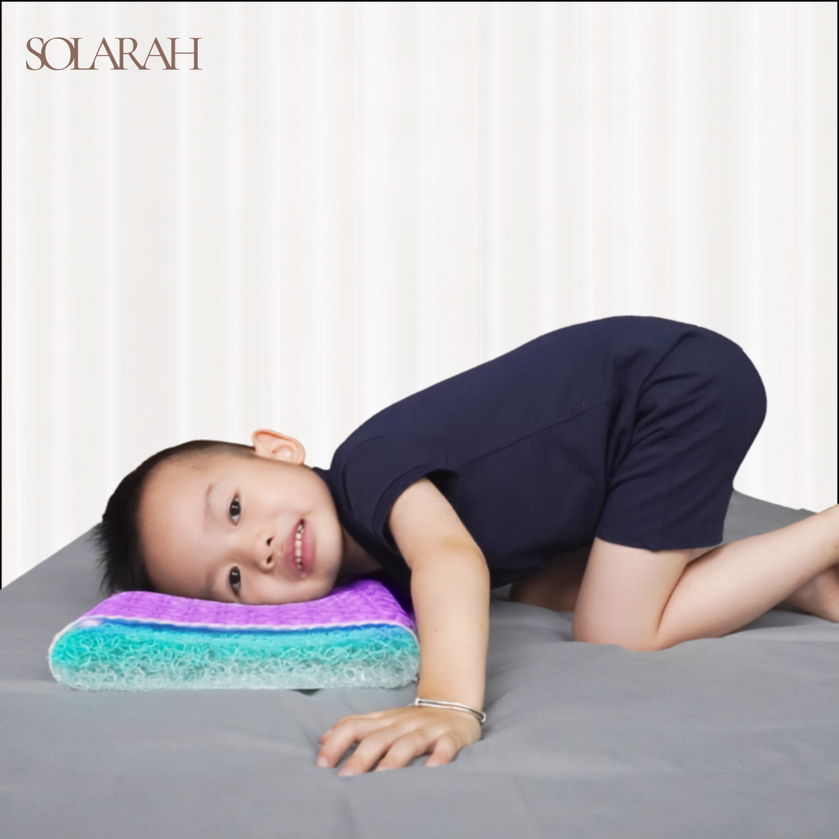 TPE Kids Pillow – Breathable, Adjustable Comfort for 2‑10 Year Olds