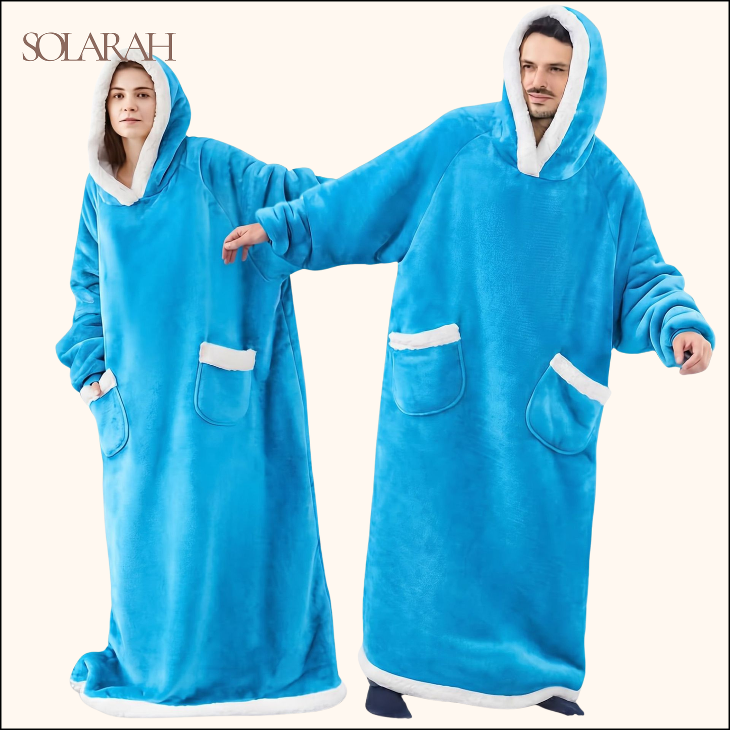 Hoodie Blanket – Wearable Cozy Fleece Blanket Hoodie