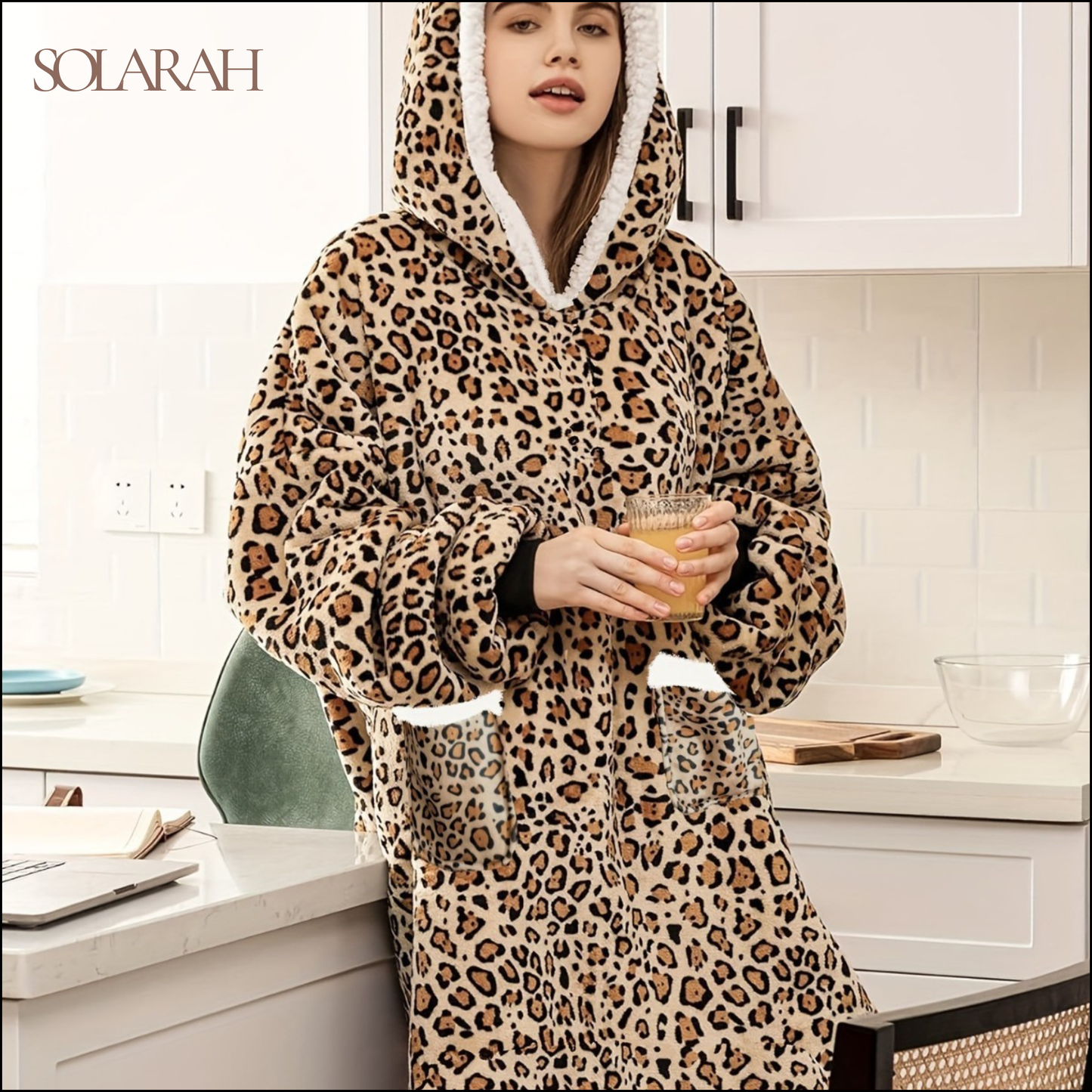 Hoodie Blanket – Wearable Cozy Fleece Blanket Hoodie