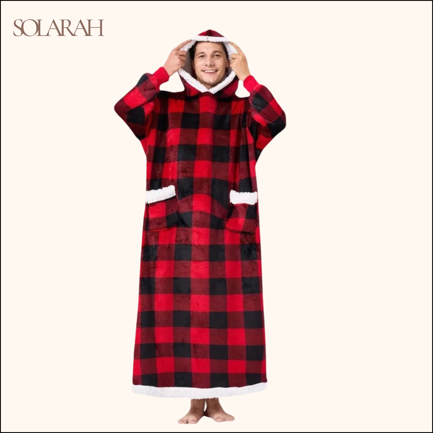 Hoodie Blanket – Wearable Cozy Fleece Blanket Hoodie