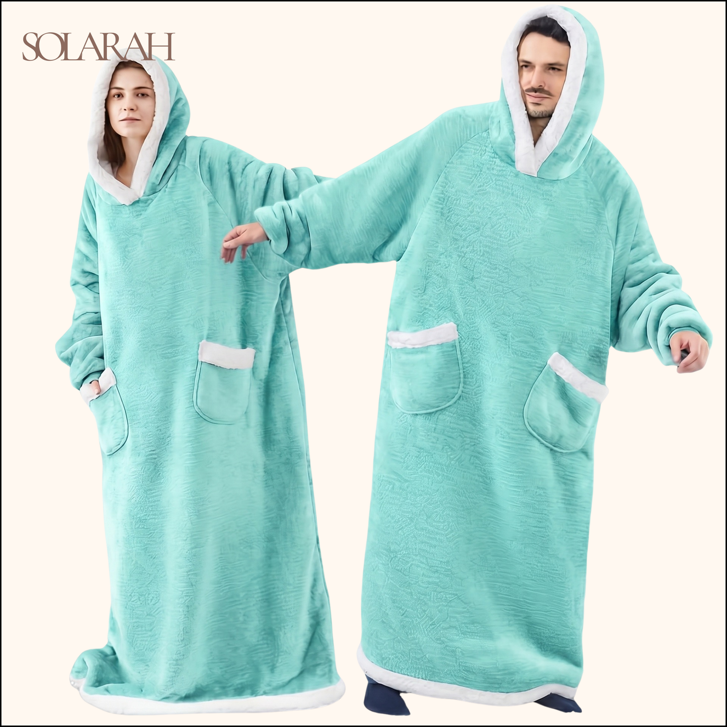 Hoodie Blanket – Wearable Cozy Fleece Blanket Hoodie