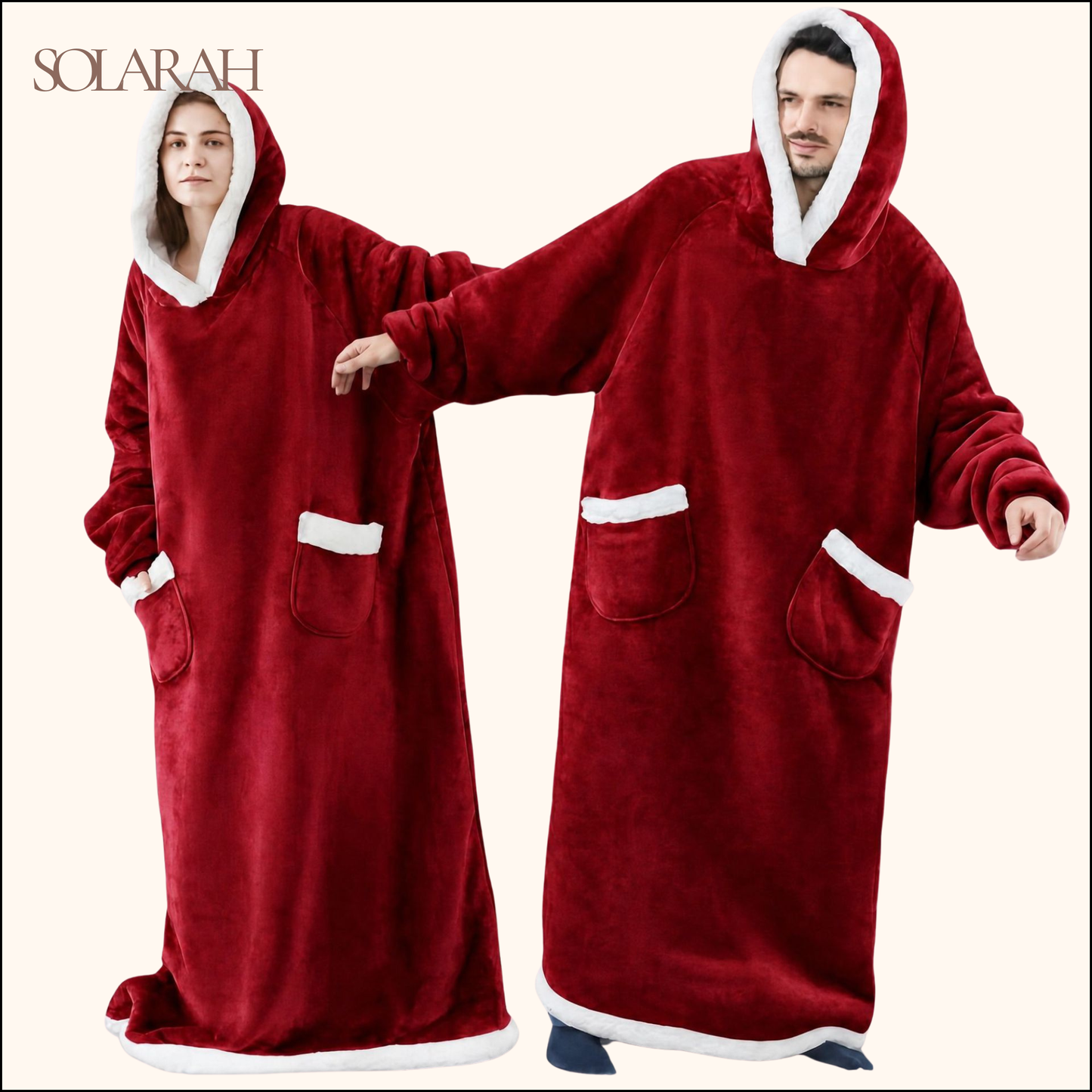 Hoodie Blanket – Wearable Cozy Fleece Blanket Hoodie