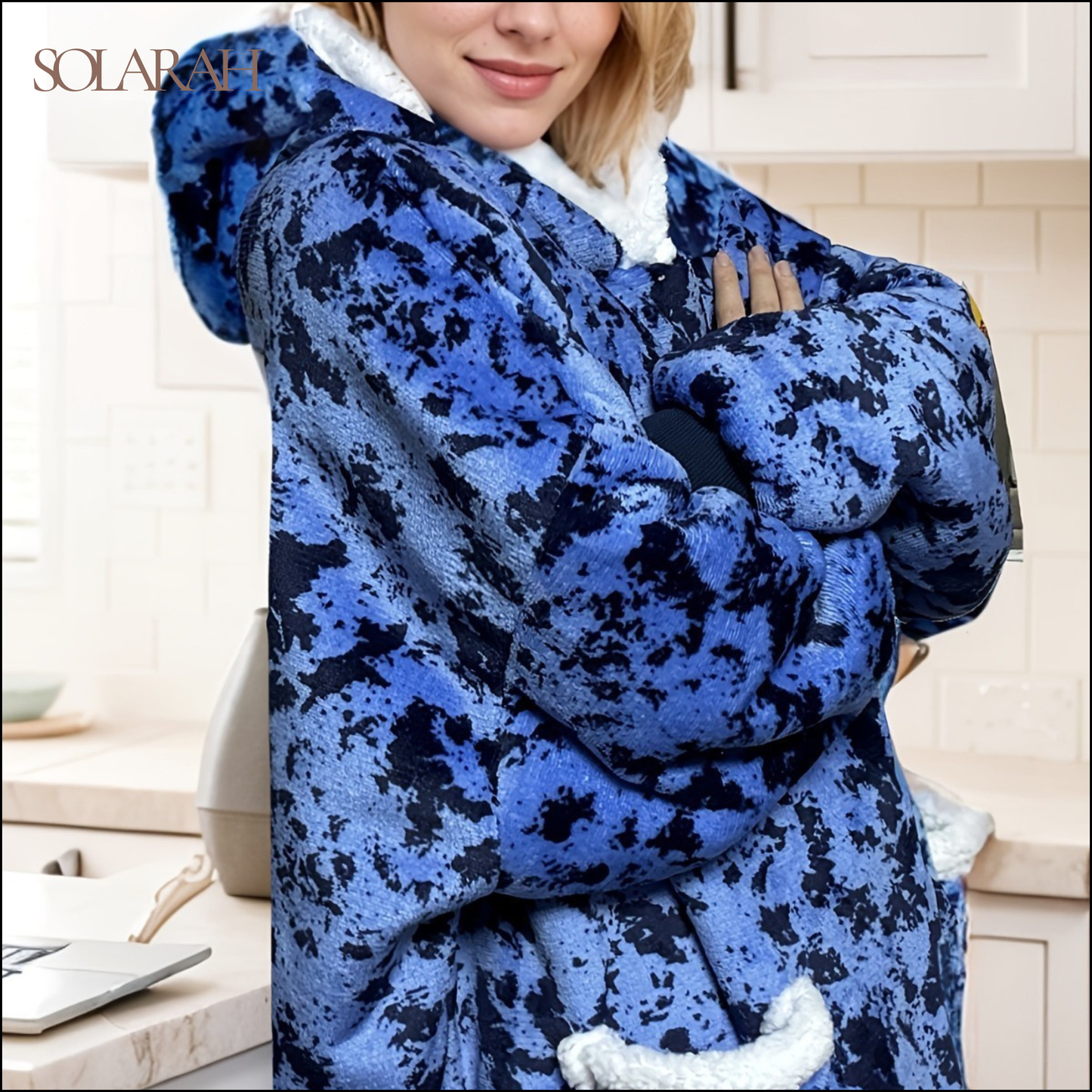 Hoodie Blanket – Wearable Cozy Fleece Blanket Hoodie