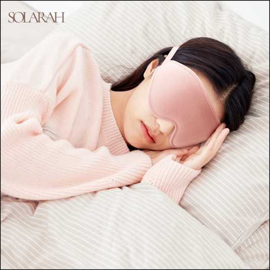 3D Sleep Eye Mask – Contoured Memory Foam, Light Blocking for Travel & Home (Blackout Design)